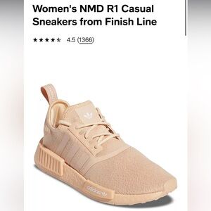 Adidas women’s NMD 1 casual in halo blush cloud white size 9